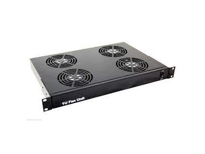 ProBase™ 1U četru ventilatoru bloks 19" komutācijas skapim