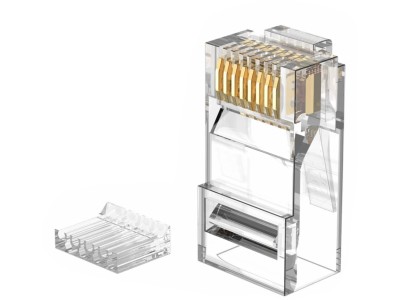 ElectroBase ® RJ45 konektors CAT6 UTP LAN kabelim, divdaļīgs
