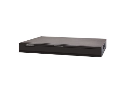 ElectroBase ® 16 Ch NVR, 5MP record,2 HDD,VGA,HDMI,Audio 1 Ch I/O, 8x100M PoE+