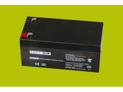 COSI™ 12V 1.3Ah akumulators :: AGM : VRLA :: 12 Volti, 1.3 ampērstundas (Ah) :: Klemmes tips T1 (4.75mm)