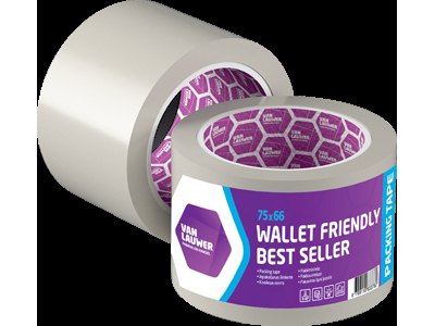 Supertape Solvent līmlente, 48mm x 66m, caurspīdīga