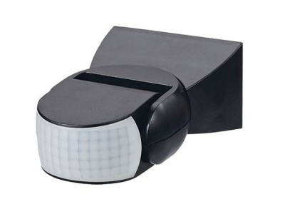 Bousval Electrique Kustības sensors, diapazons 180°, 12m, IP65 melns