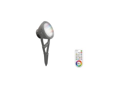 Bousval Electrique Dārza prožektors, 16W, 750lm IP65, kontrolējams ar pulti