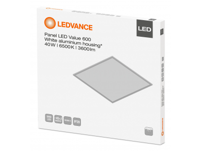 LEDVANCE by Osram Ledvance LED Griestos iebūvējamais kvadrātformas gaismeklis 600x600mm 40W/6500K IP20