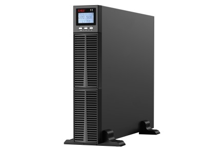 ElectroBase ® Online UPS Rack modelis 3kVA (2U) bez akumulatoriem, iespeja pievienot 2.gab akum. blokus 8x9Ah