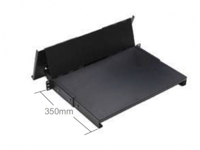 ProBase™ Salokāms tastatūras plaukts, 300 mm, regulējams, MELNS