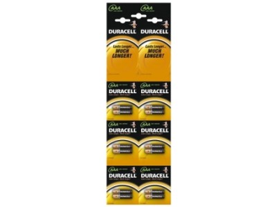 Duracell LR03/AAA baterijas 1.5V Duracell BASIC sērija Alkaline MN2400 HBDC iepakojumā 12 gb