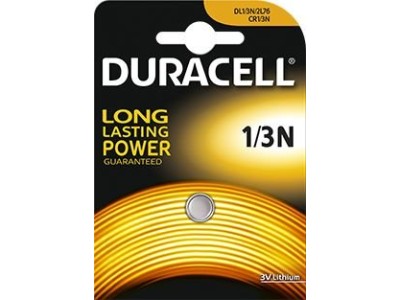Duracell CR1/3 baterijas 3V Duracell litija 2L76 iepakojumā 1 gb.