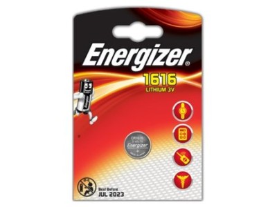 Energizer ® CR1616 baterijas 3V Energizer litija 1616 iepakojumā 1 gb.