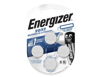 Energizer ® CR2032 baterijas 3V Energizer Ultimate Lithium litija Ultimate Lithium 2032 iepakojumā