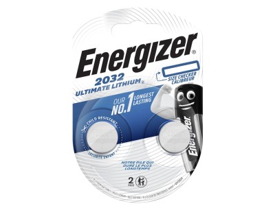 Energizer ® CR2032 baterijas 3V Energizer Ultimate Lithium litija Ultimate Lithium 2032 iepakojumā
