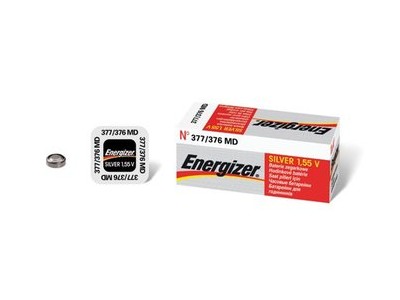 Energizer ® 377/376 baterijas 1.55V Energizer sudraba-oksīda SR626 iepakojumā 1 gb.