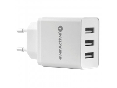 everActive™ Rozetes lādētājs - barošans bloks USB 5V everActive SC-300 iepakojumā 1 gb.