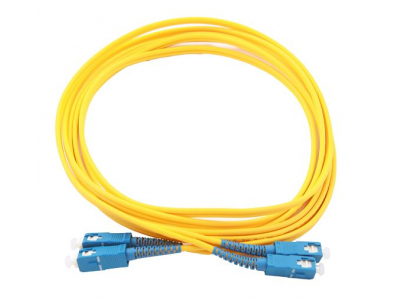  SC/UPC-SC/UP Single Mode, Duplex, 3.0mm LSZH Yellow, 3m ::SC-1.1-1U3