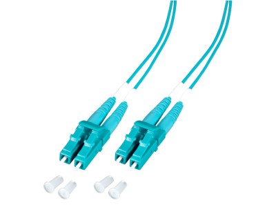  LC/UPC-LC/UPC MM, OM3, Duplex, LSZH Aqua, 3m ::LC-4.3-1U3
