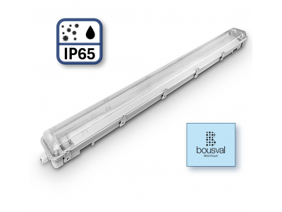 Bousval Électrique™ Industriālais IP65 Gaismekļa Korpuss LED T8 Spuldzēm 2x1500 | Hermētisks | 1565x115x89mm