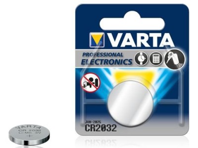 VARTA ® CR2032 baterijas Varta litija 6032 iepakojumā 1 gb.
