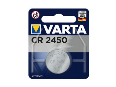 VARTA ® CR2450 baterijas Varta litija 6450 iepakojumā 1 gb.