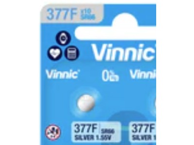 Vinnic 377 baterijas Vinnic sudraba-oksīda SR626SW/0377 iepakojumā 1 gb.