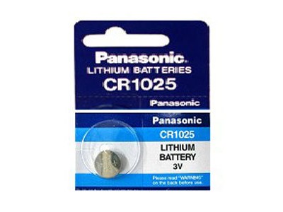 Panasonic CR1025 baterijas Panasonic litija iepakojumā 1 gb.