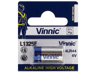 Vinnic 4LR44 baterijas Vinnic Alkaline 544A / L1325F iepakojumā 1 gb.