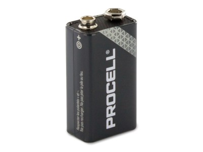 Procell ® 6LR61 9V baterija 9V Duracell Procell INDUSTRIAL sērija Alkaline PC1604 1gb.