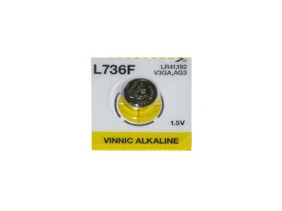 Vinnic G3 baterija Vinnic Alkaline LR736/L736/192 bez iepakojuma 1gb.