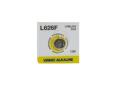 Vinnic G4 baterija Vinnic Alkaline LR626/SR626/377 bez iepakojuma 1gb.