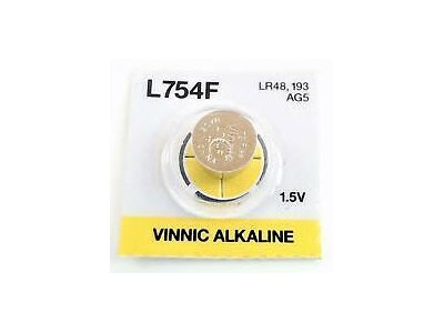 Vinnic G5 baterija Vinnic Alkaline LR754/LR48/AG5 bez iepakojuma 1gb.