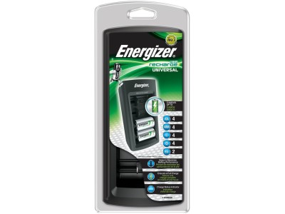 Energizer ® Energizer Universal lādētājs Ni-MH (AA, AAA, C, D, 9V) ar LCD displeju, viedā uzlāde