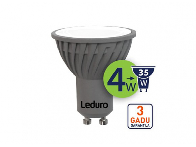  PAR16 LED SPULDZE PL-PAR16-21174 4W >90° GU10 300lm 3000K 220-240V