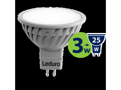  MR16 LED SPULDZE PL-MR16-21179 3W 90° GU5.3 250lm 3000K AC/DC12V