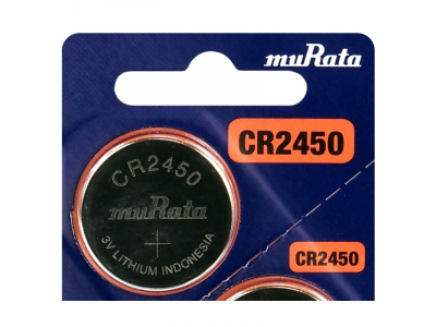 MURATA - SONY CR2450 baterijas Murata-Sony litija - iepakojumā 1 gb.