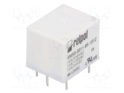  Relejs: elektromagnētiskais | SPDT | Spole:12VDC | 10A/240VAC | 15A/24VDC