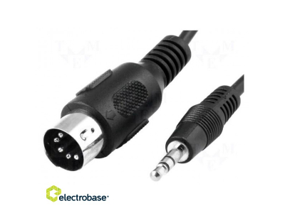 bqcable.com Cable; DIN 5pin plug,Jack 3.5mm plug; 1.5m; black