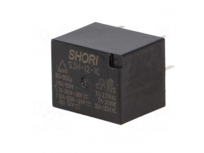  Relejs: elektromagnētiskais | SPDT | Spole:12VDC | 7A/277VAC | 7A/30VDC