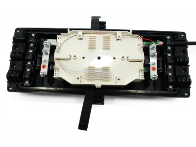 ElectroBase ® Horizontāla Optisko kabeļu uzmava (mufta) 96 optiskajām šķiedrām