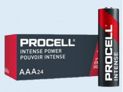 Procell ® AAA / LR03 baterija 1.5V Duracell Procell INTENSE POWER sērija Alkaline High drain iep. 10gb.