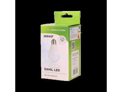  LED E27  spuldze 7W 4000K 825lm ar iebūvētu kustības sensoru