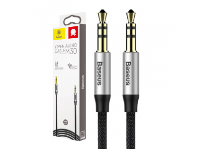 BASEUS Audio kabelis 2x3.5mm Jack, 50cm | audio cable AUX plug - jack plug 3.5 mm stereo Baseus 100cm