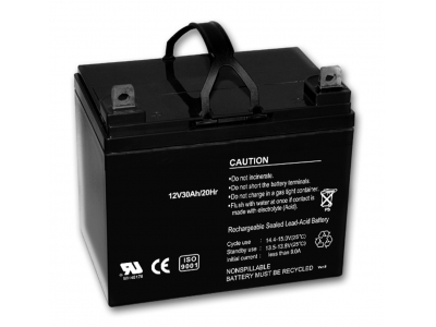 COSI™ 12V 30Ah akumulators :: AGM : VRLA :: 12 Volti, 30 ampērstundas (Ah) :: Klemmes tips L