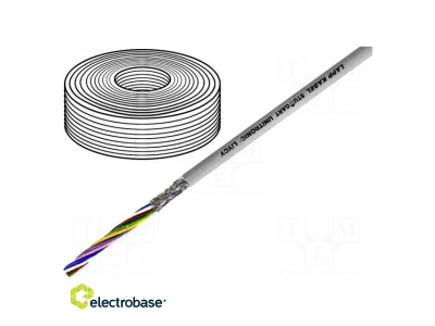  Vads | UNITRONIC® LiYCY | 3x1,5mm2 | konservēta vara bize | PVC | pelēks