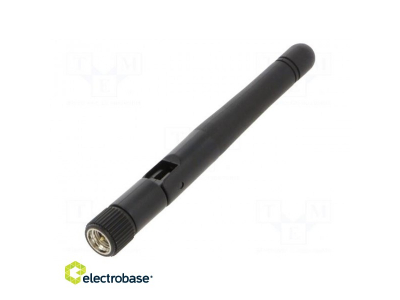  Antena | Bluetooth, Wi-Fi, ZigBee | 2,8 dBi | Montāža: pagriežama | SMA