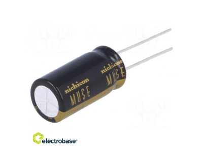  Capacitor: electrolytic; THT; 47uF; 50VDC; ¨10x16mm; Pitch: 5mm