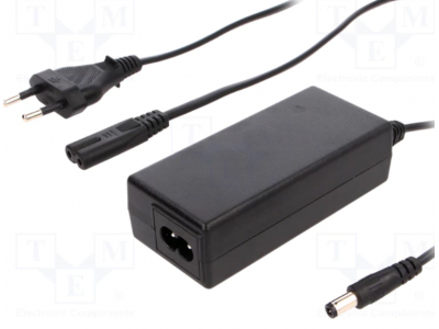 ProBase™ Barošanas bloks 60W 24V 2.5A 5.5/2.1mm IP20 Plastmasas desktop vads komplektā