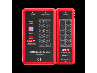 UNI-TI ® HDMI kabeļu testeris ar LED indikatoru Uni-T UT681HDMI