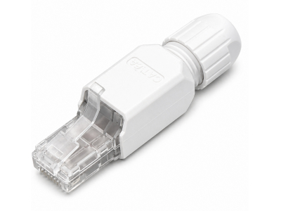 ElectroBase ® Modulārs CAT6A universāls spraudnis RJ45 | Bezinstrumenta montāžai | CAT6A/CAT6/CAT5e UTP kabelim