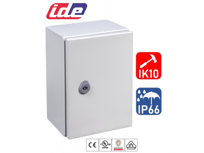 IDE ELECTRIC, S.L. IDE ARGENTA Metāla skapis 300x300x200, IK10, IP66 RAL7035