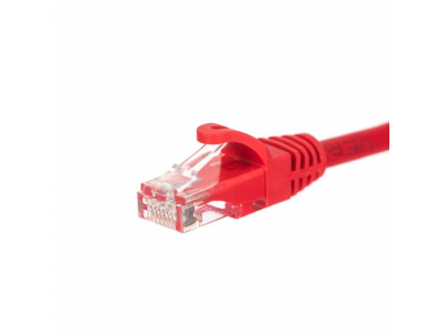 ElectroBase ® Patch cord | Patch Kabelis | Patch cable | 2m | CAT5E | UTP | 200 cm | ElectroBase ® | Sarkans