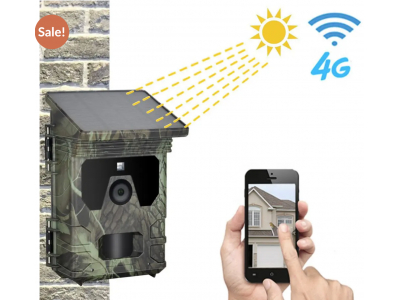 ElectroBase ® 4G LTE Mednieku kamera | APP | 4K | Life Video | Solar